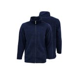 ACR Giyim Tekstil Forma Baskı Lacivert Bato Yaka Tam Fermuarlı ve Cepli Outdoor Polar Ceket