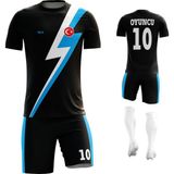 ACR Giyim - Yıldırım - Kişiye Özel Futbol Forması Takımı - 11 - 12 Yaş - Mavi
