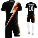 ACR Giyim - Yıldırım - Kişiye Özel Futbol Forması Takımı - 2 Yaş - Turuncu