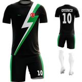 ACR Giyim - Yıldırım - Kişiye Özel Futbol Forması Takımı - Koyu Yeşil