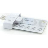 ACR39U-N1 Pocketmate Iı, USB Çip Kart Okuyucu, Akıllı Kart Okuyucu, Küçük Katlanabilir (Beyaz)