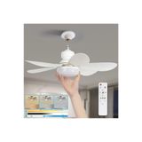 ACRA LED PERVANELİ AMPÜL3 Işık Modlu, , Kumandalı Serinleten LED Ampul, 50 Watt Tavan VantİLATÖR