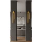 ACROLITE Dekoratif Duvar Aplik (Oturma Odası, Yatak Odası, Yemek Odası, Banyo, Kafe) L:50cm Bronz 3000K