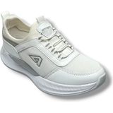 Acropol 137-26 Anorak Slip On Anatomik Kadın Sneaker Beyaz Gümüş 36-40