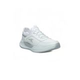 Acropol 137-26 Cilt Deri Slip On Anatomik Sneaker Beyaz Gümüş 36-40