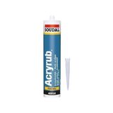 Acryrub 500 gr Beyaz Silikonize Mastik Dayanıklılık ve Performans İçin Özel Formül