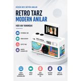 ACSTECH 1982 Mini Thump Retro Beyaz Dijital Fotoğraf Makinesi