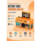 ACSTECH 1982 Mini Thump Retro Turuncu Dijital Fotoğraf Makinesi