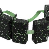 Actifoam Aqua Belt Swimming Belt Yüzme Kemeri Havuz Deniz Batmaz Kemer (Siyah + Yeşil)
