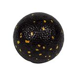 Actifoam Lacrosse Massage Ball El Ayak Sert Uyarıcı Masaj Topu Küçük Top 8 cm çap (Siyah + Sarı Orta Sert)