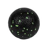 Actifoam Lacrosse Massage Ball El Ayak Sert Uyarıcı Masaj Topu Küçük Top 8 cm çap (Siyah + Yeşil Orta Sert)