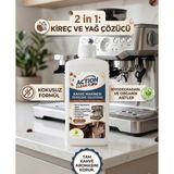 Action Clean Flow Espresso Makinesi Kireç Çözücü- 1lt ( Kokusuz-Organik Asitler)