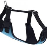 Actirex Cool Dokuma Kumaş Neon Köpek Göğüs Tasması Xs Mavi 30-35cm 2-5 Kg Köpeklere