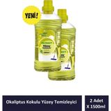 Actisoft Okaliptus Kokulu Yüzey Temizleyici 2 Adet x 1500 ml