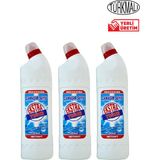 Actisoft Ultra Çamaşır Suyu Kar Beyazlığı 1000ml x 3 Adet - 1 lt