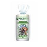 Active Clean Nano Gümüş Kedi ve Köpekler İçin 100'lü Temizleme Havlusu