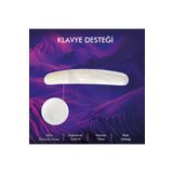 ACTIVE TEAM MP04 - Jel Klavye Bilek Destek Pedi | Yumuşak, Ergonomik, Klavye Önü El Bileği Dinlendirme Pedi