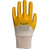 Activehand ACTİVEHAND AC-01 Sarı Nitril eldiven Profesyonel İş Eldiveni 12 Çift - Sarı - Beyaz - 9