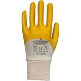 Activehand ACTİVEHAND AC-06 NANOTECH Aşınma Direnci Yüksek Sarı Nitril Profesyonel İş Eldiveni 12'li - Sarı - Beyaz - 9