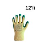 Activehand ACTİVEHAND CRX-101 Camcı Eldiveni Yüksek Tutuş Kabiliyeti Profesyonel İş Eldiveni 12'li - Sarı - 9