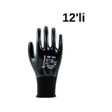 Activehand ACTİVEHAND NF-101 Tam Kaplı Nitril Profesyonel İş Eldiveni 12'li - Siyah - 9