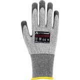 Activehand ACTİVEHAND PU-541 Poliüretan Kaplı Kesilmeye Dirençli B Seviye Profesyonel İş Eldiveni - Gri - 7
