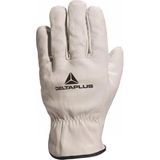 Activehand Delta Plus FBN49 Yarma Sığır Derisi Montaj Iş Eldiveni - Beyaz - 10
