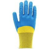 Activehand FLX-134 3/4 Lateks Kaplı Camcı Eldiveni Yüksek Tutuş Kabiliyeti Profesyonel İş Eldiveni 12'li - Mavi - 9
