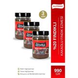 Activella Kakaolu Fındık Ezmesi 330 gr %20 Fındıklı x 3 Adet - 990 gr