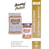 Activella Şekersiz Fındık Ezmesi 320GR %100 Fındıklı + Kıyılmış Iç Fındık 500GR - 820 gr