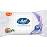 Activex Antibakteriyel Islak Mendil 50 Adet Hassas
