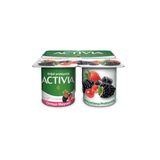Activia Doğal Probiyotik Orman Meyveli Yoğurt 4x10 G ( Çilekli 4 * 10 gram Hediye )