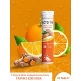 ACTO® Vit C Vitamini 20 Efervesan Tablet | Vitamin C, Çinko ve Zerdeçal İçeren Takviye Edici Gıda