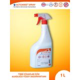 ACTOANID® SPRAY 1 litre 2 adet | Alkol İçermeyen Yüzey Dezenfektanı