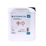 ACTOHAND® IPA 5L – El ve Cilt Antiseptiği |%75 İzopropil Alkol İçerikli Hızlı Etkili Dezenfektan | Zararlı Mikroorganizmalara Karşı Etkin Koruma | Cilt Dostu, Hızlı Kuruyan Formül
