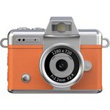 Acton Picco Flex Flip Ekran Turuncu Retro Fotoğraf Makinesi
