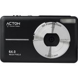 Acton Pixon Digital 18X Zoom 64 MP Flaşlı Vlog Kamera Fotoğraf Makinesi Siyah