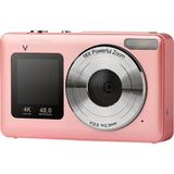 Acton Selfix Dijital Kompakt Fotoğraf Makinesi Retro Kamera - Pembe