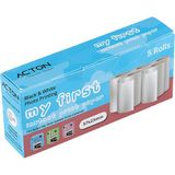 Acton Şipşak Dijital Çocuk Fotoğraf Makinesi Kağıdı (5li Paket) - Beyaz