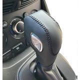 ACTOOLE Siyah Deri Vites Topuzu Kapağı - Ford Focus 2012-2016 / Fiesta 2014-2016 / Fusion S/SE 2013-2016 için Aksesuar