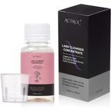 ACTROL Kirpik Temizleyici Konsantre 60 ml Gül Profesyonel Kirpik Şampuan Köpük Temizleyici Kendin Yap Paraben & Sülfat İçermez Saç Uzatma için Kirpikler Salon Ev Bakım - 12 Şişe