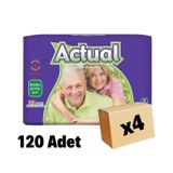 Actual 30'lu 4 Adet XL Yetişkin Hasta Bezi