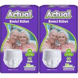 Actual M Yetişkin 2x30 60 Adet Emici Külot Hasta Bezi