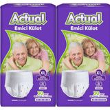 Actual XL Yetişkin 2x30 60 Adet Emici Külot Hasta Bezi
