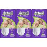 Actual XL Yetişkin 3x30 90 Adet Emici Külot Hasta Bezi