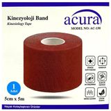 Acura 5cm x 5 m Kırmızı Kinesio Band