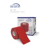 Acura Ac-150 Yüz & Vücut Uyumlu Hipoalerjenik Kinesyo Tape Ağrı Bandı 5m X 5cm Kırmızı Renk 1 Beden