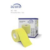 Acura Ac-150 Yüz & Vücut Uyumlu Hipoalerjenik Kinesyo Tape Ağrı Bandı 5m X 5cm Sarı Renk 1 Beden