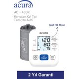 Acura AC-433 K Geniş Ekranlı Üst Koldan Ölçüm Yapan Konuşan Tansiyon Aleti