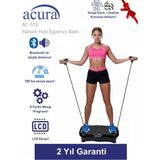 Acura AC-513 Yüksek Hızlı Bluetoothlu Titreşimli Egzersiz Aleti 5 Programlı Kullanım Amacıyla - Siyah